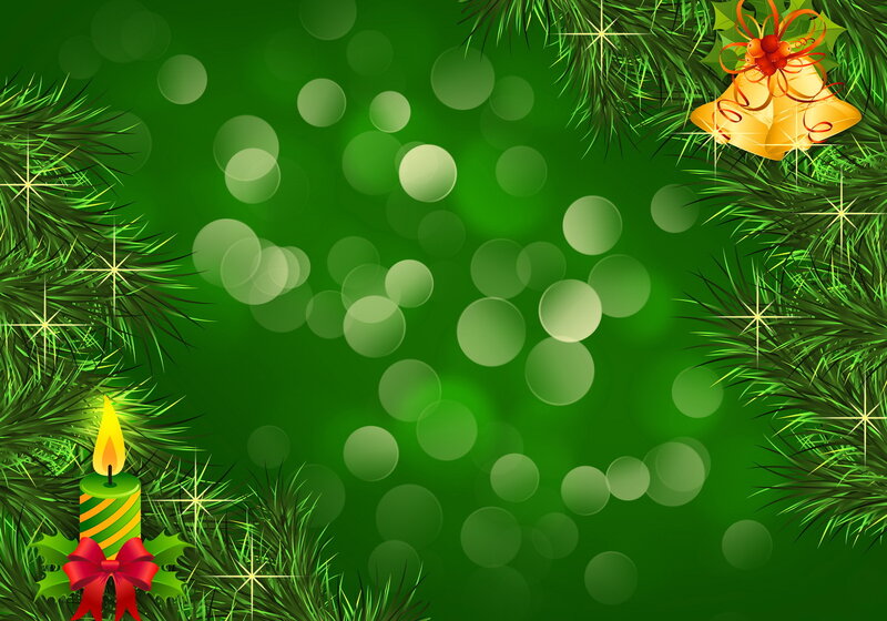 Christmas Candle and Bells