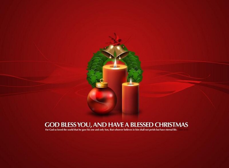 Christmas Candles and Ornament