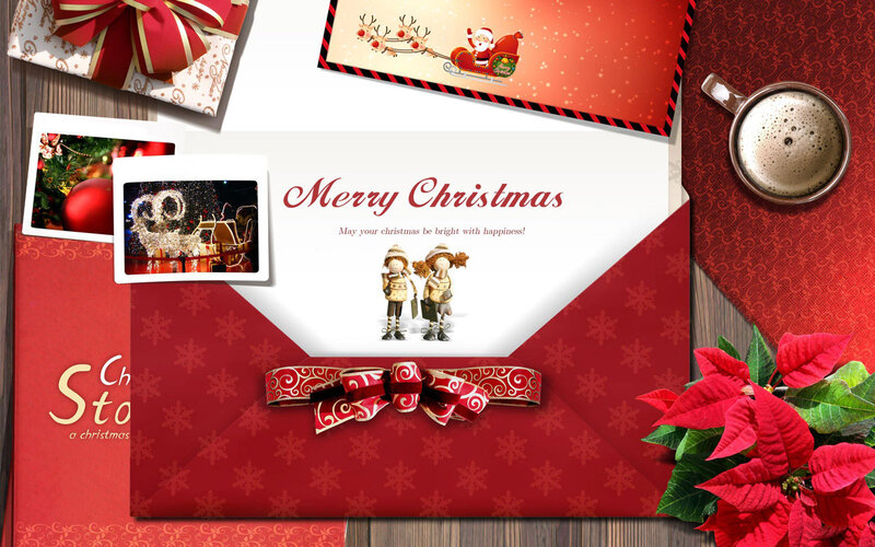 Christmas Card and Decorations
