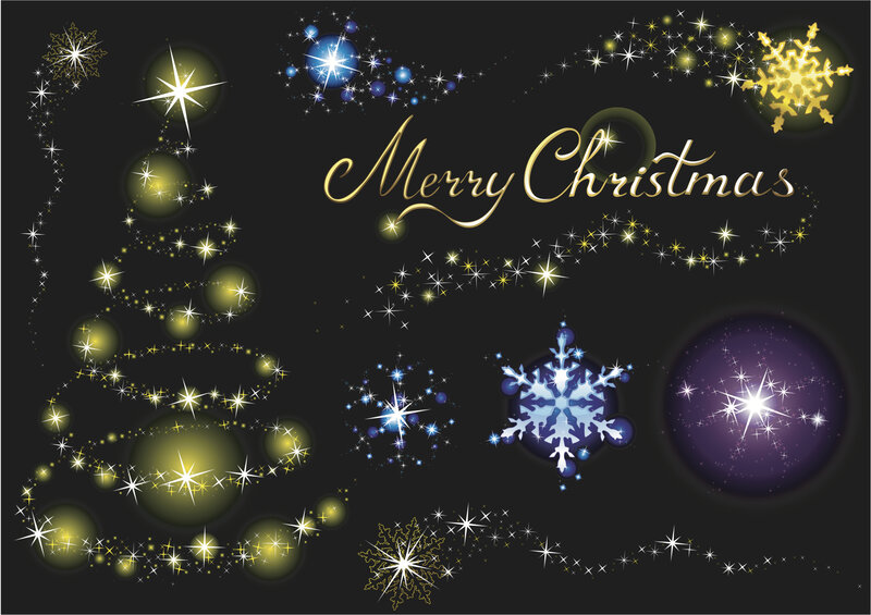 Christmas Card Design — Black