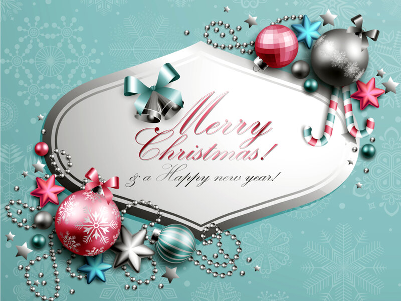 Christmas Card Design — Teal