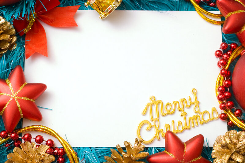 Christmas Card Frame — White