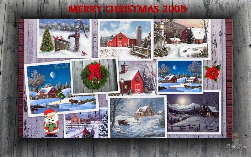 Christmas collage 2008