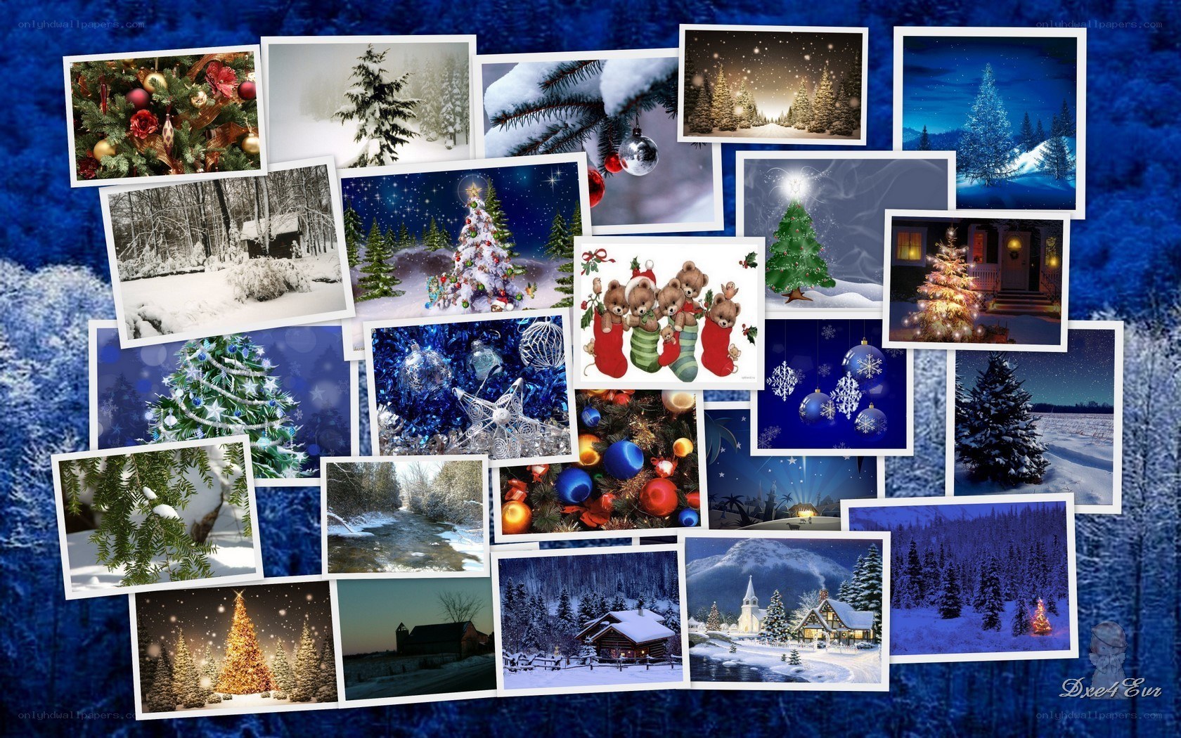 Christmas collage collection