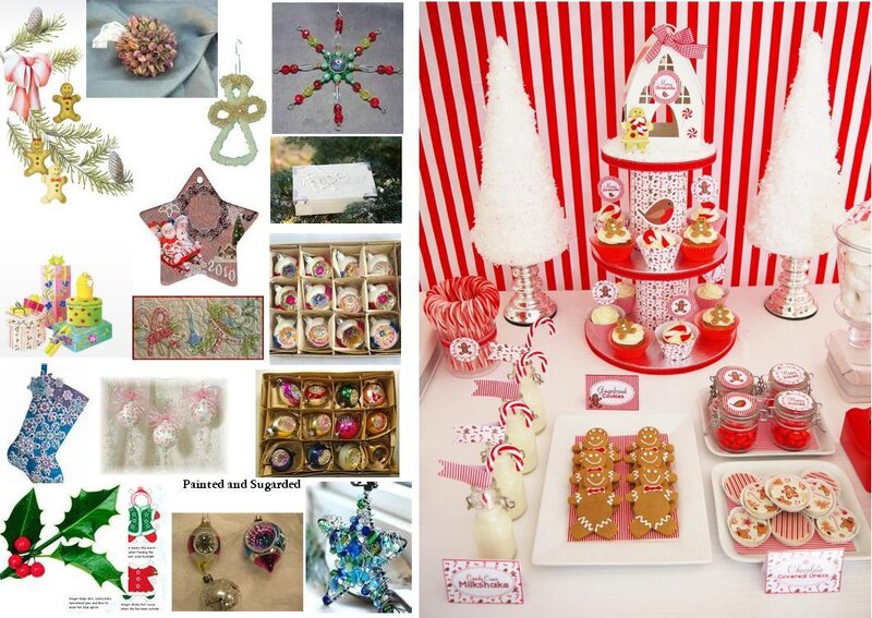 Christmas Cookie Display