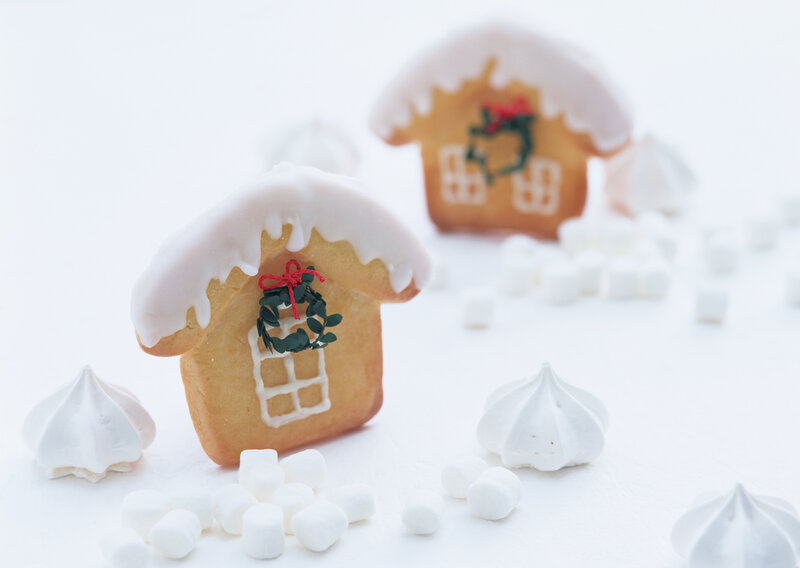 Christmas cookie houses