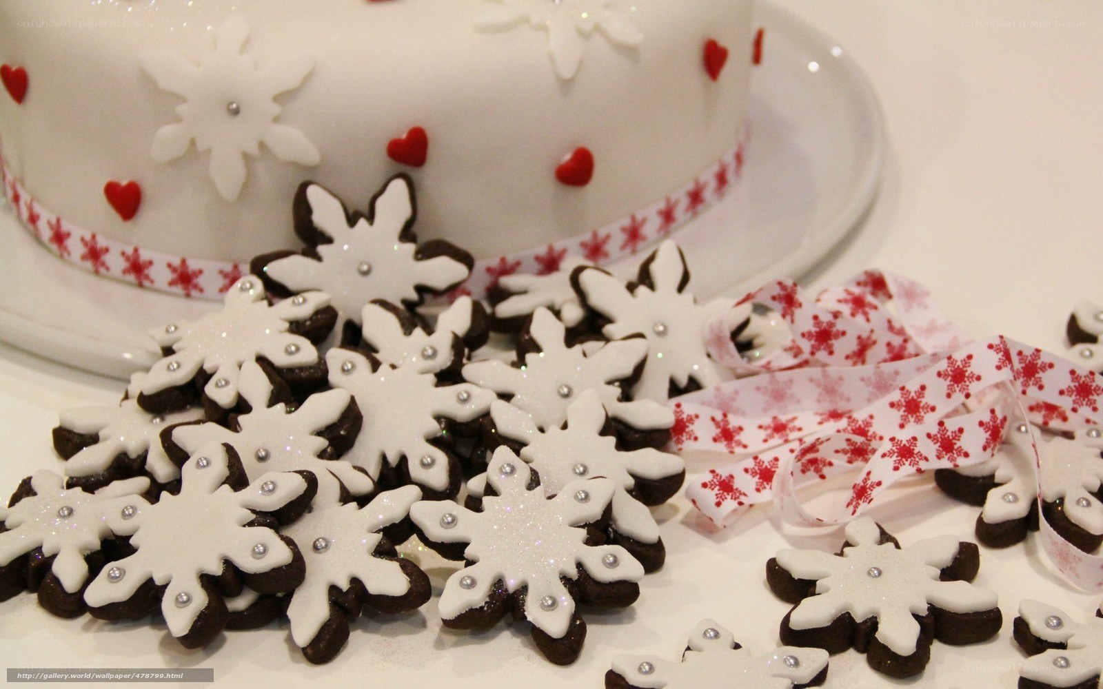 Christmas cookies and cake