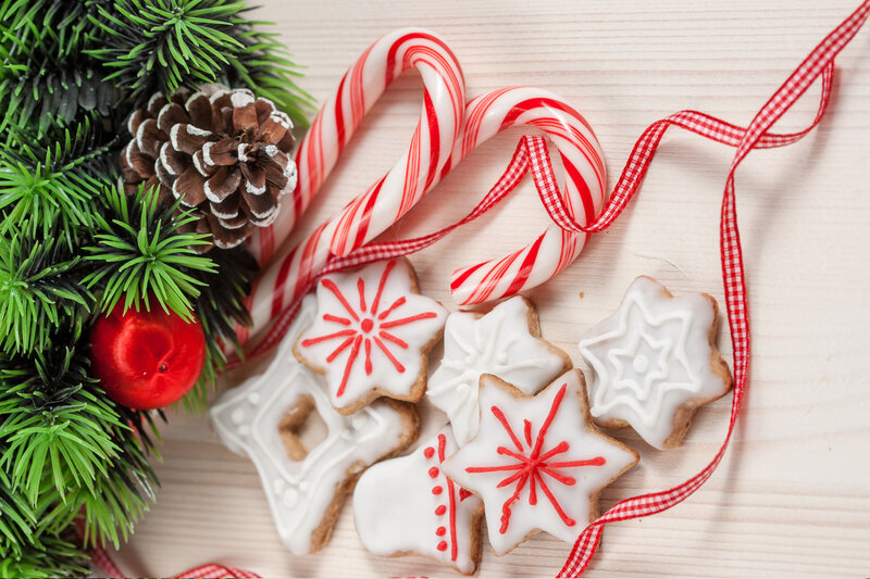 Christmas Cookies and Candy — Red