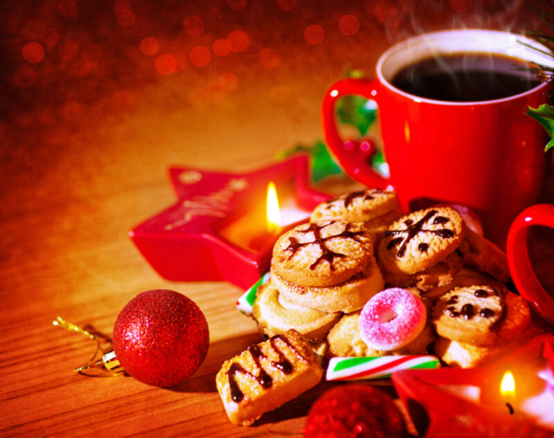 Christmas Cookies and Coffee