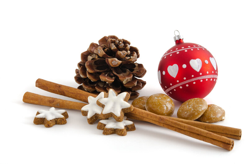 Christmas Cookies and Ornaments — Red