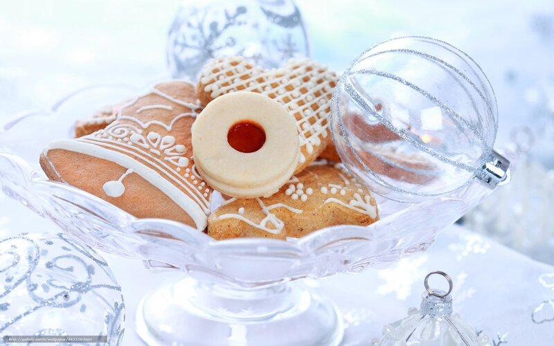 Christmas cookies and ornaments
