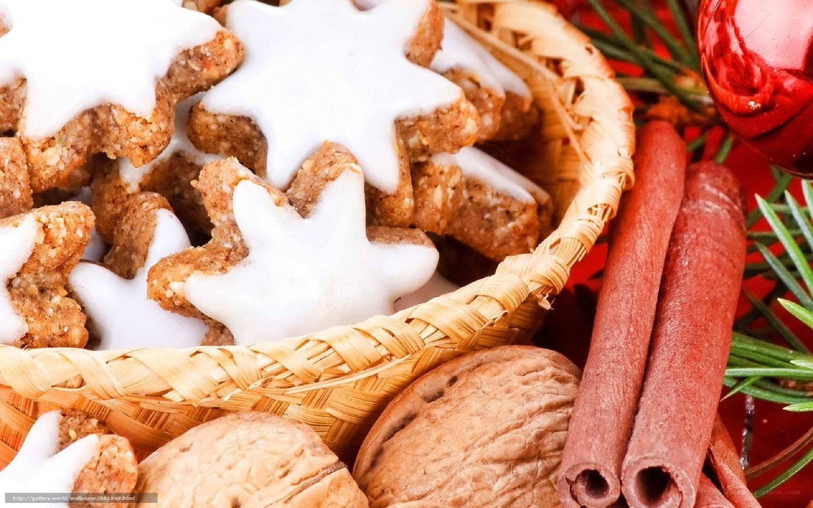 Christmas cookies and spices