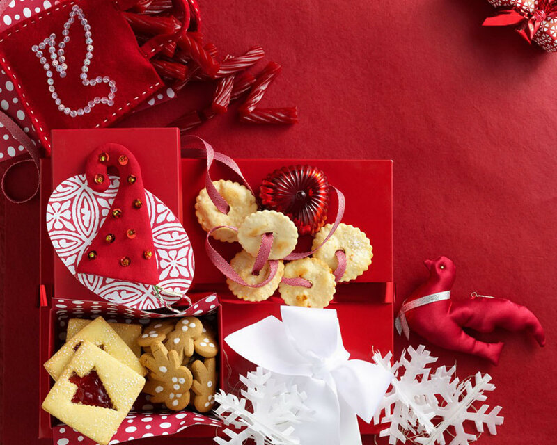 Christmas Cookies in Gift Box