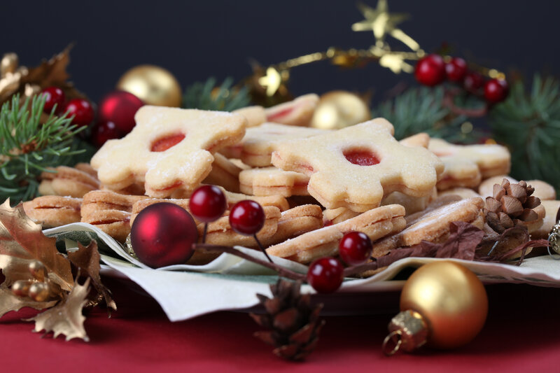 Christmas Cookies on Platter