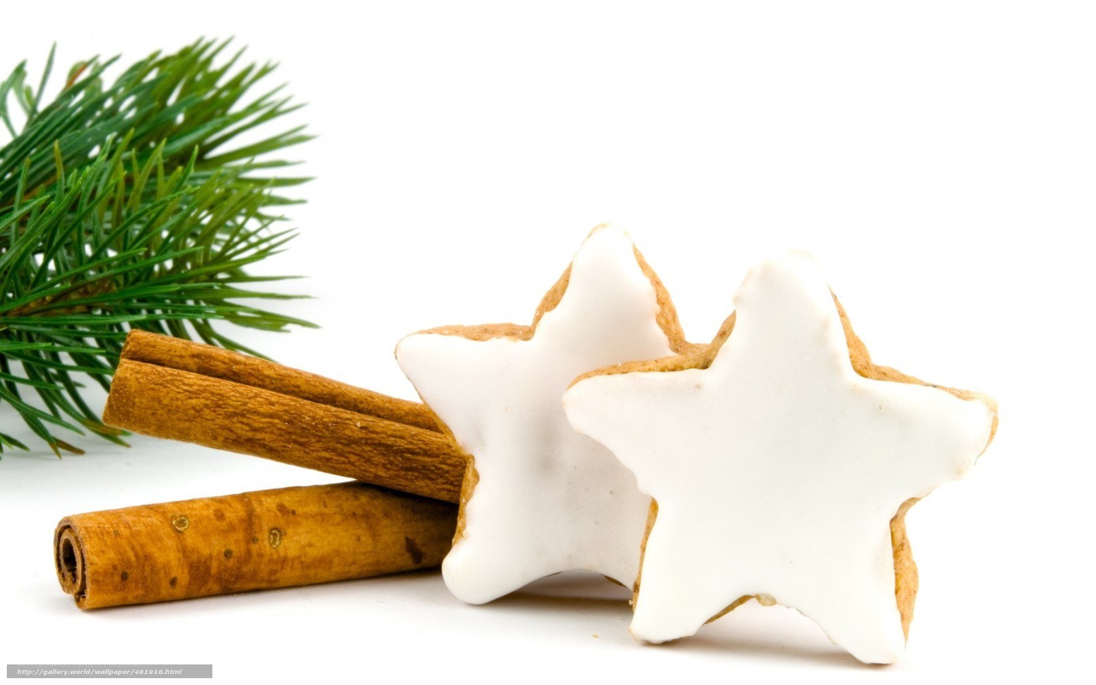 Christmas cookies with cinnamon