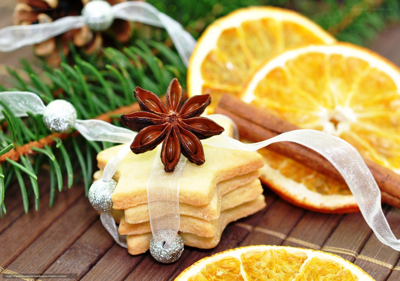 Christmas cookies with star anise