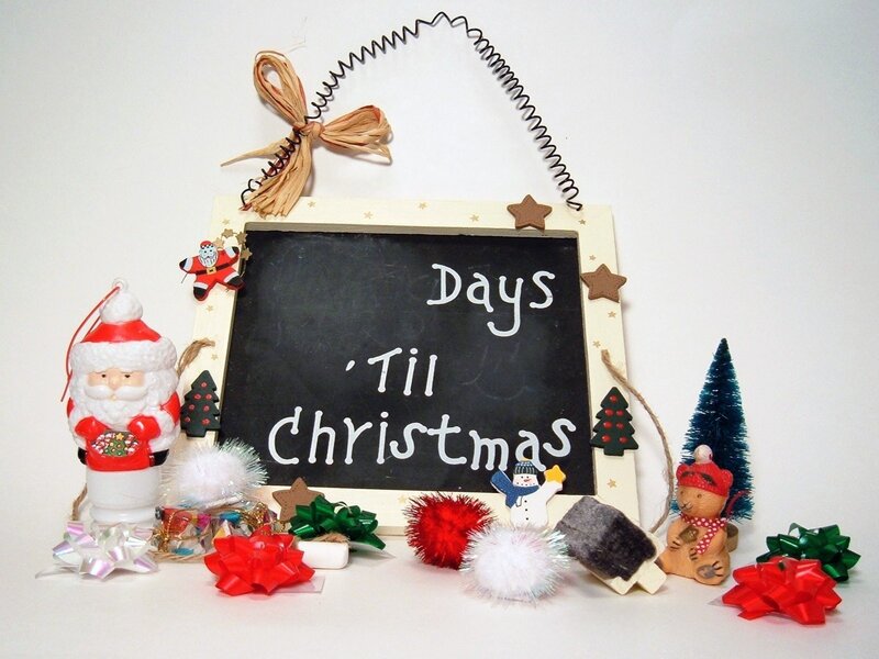 Christmas countdown display