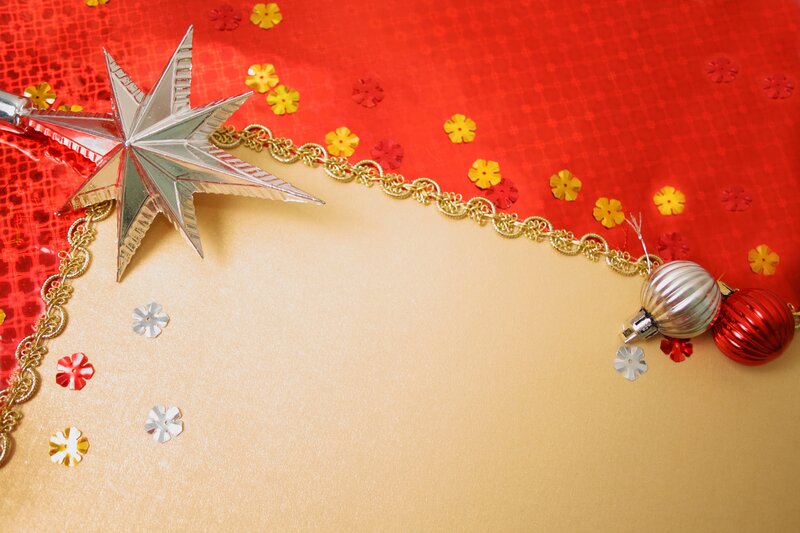 Christmas decoration border
