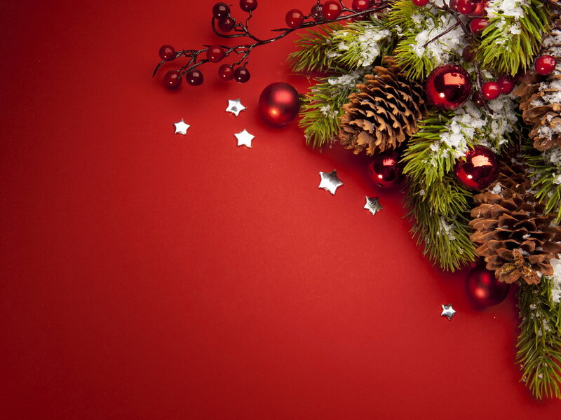 Christmas Decoration Corner — Red
