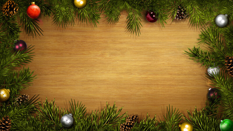 Christmas Decoration Frame — Green