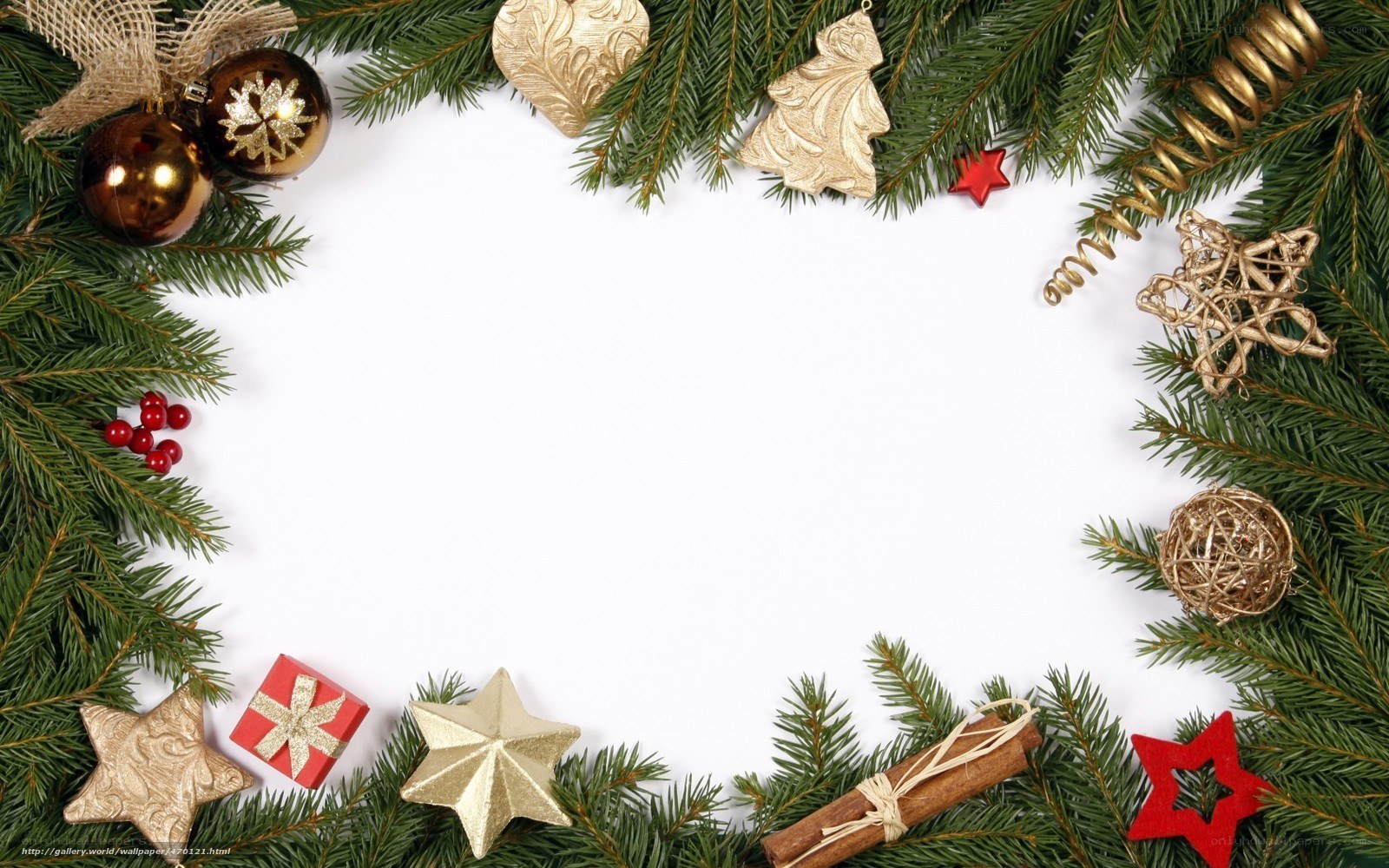 Christmas decoration frame