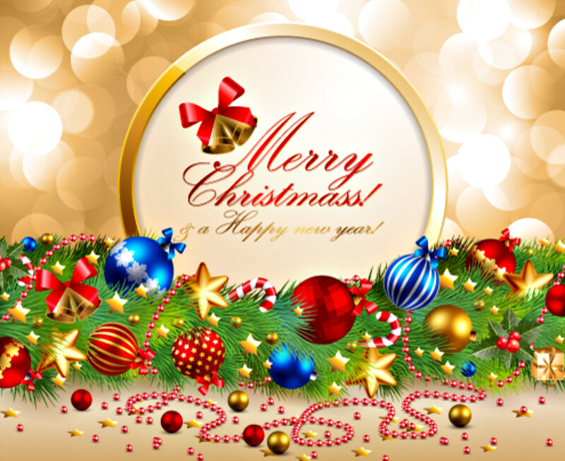 Christmas Decoration — Gold, Festive