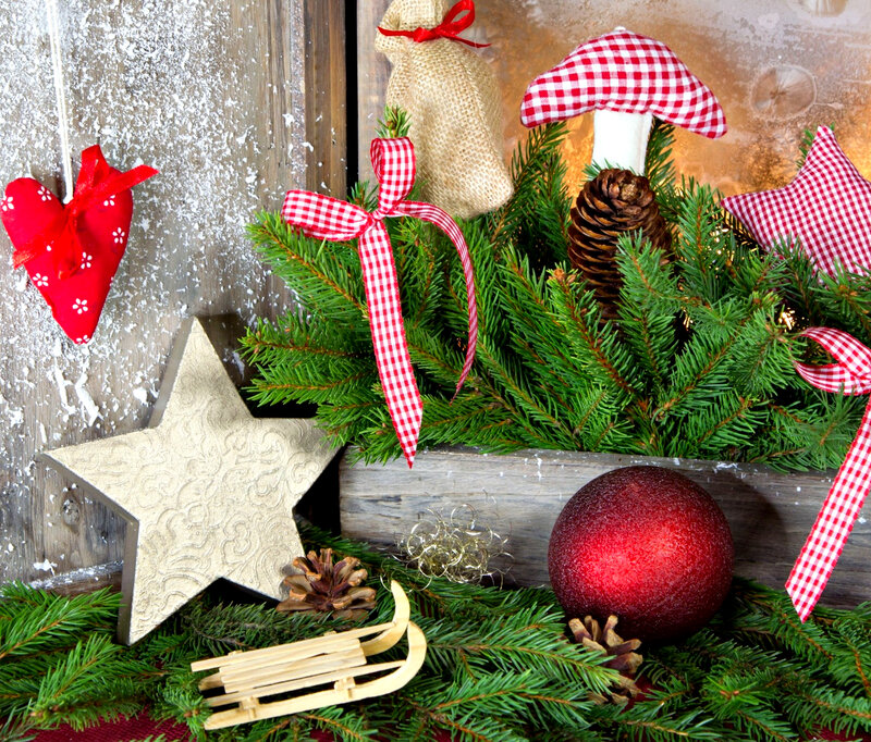 Christmas Decoration — Green, Festive