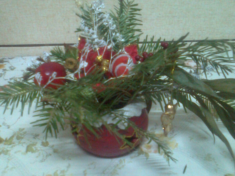 Christmas Decoration in Bowl