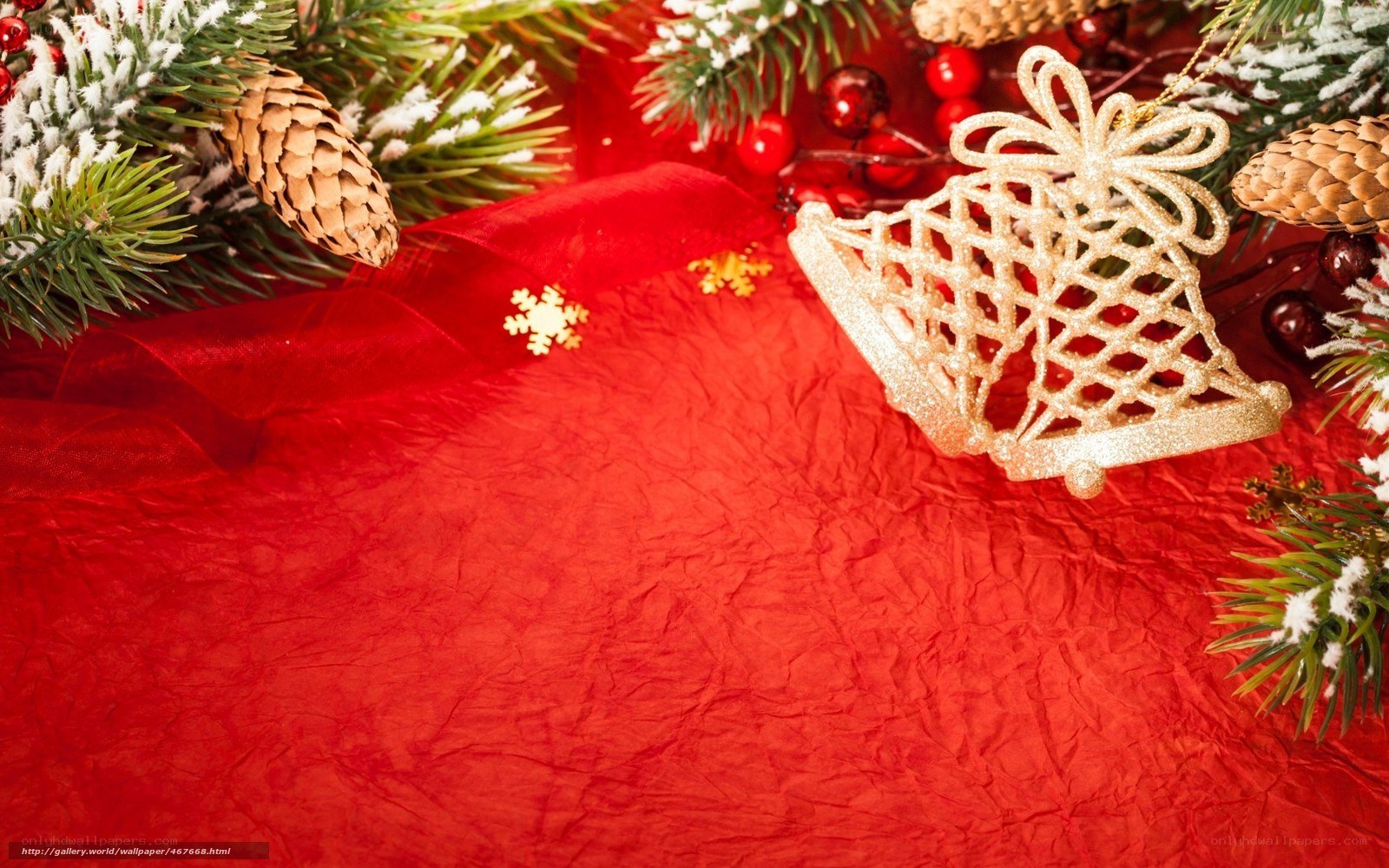 Christmas decoration with bell