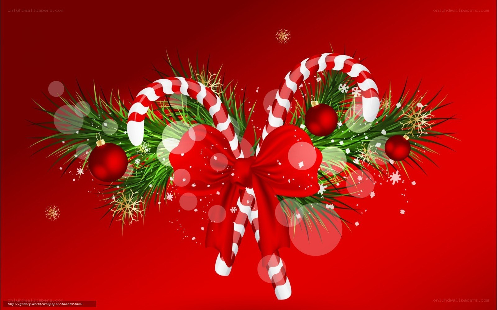 Christmas decoration with bow