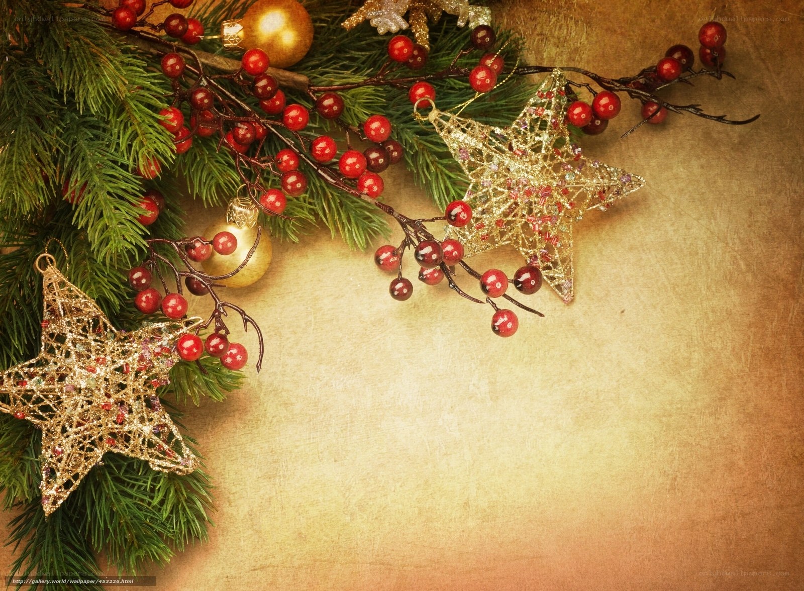 Christmas decoration with stars