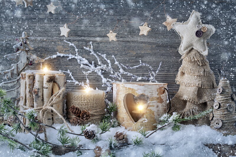 Christmas Decorations — White, Cozy
