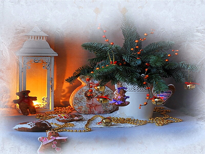 Christmas Decorations — White, Festive