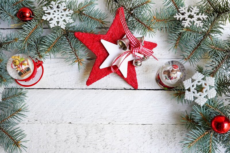 Christmas Decorations — White, Festive, Winter