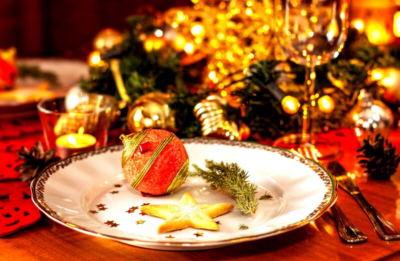Christmas Dinner Plate