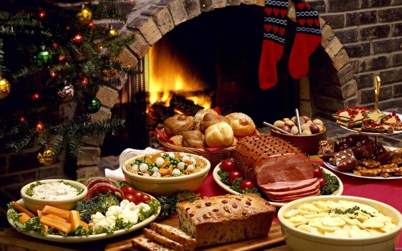 Christmas Dinner Spread