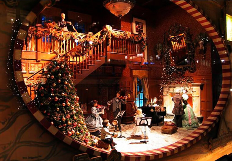 Christmas Display Scene