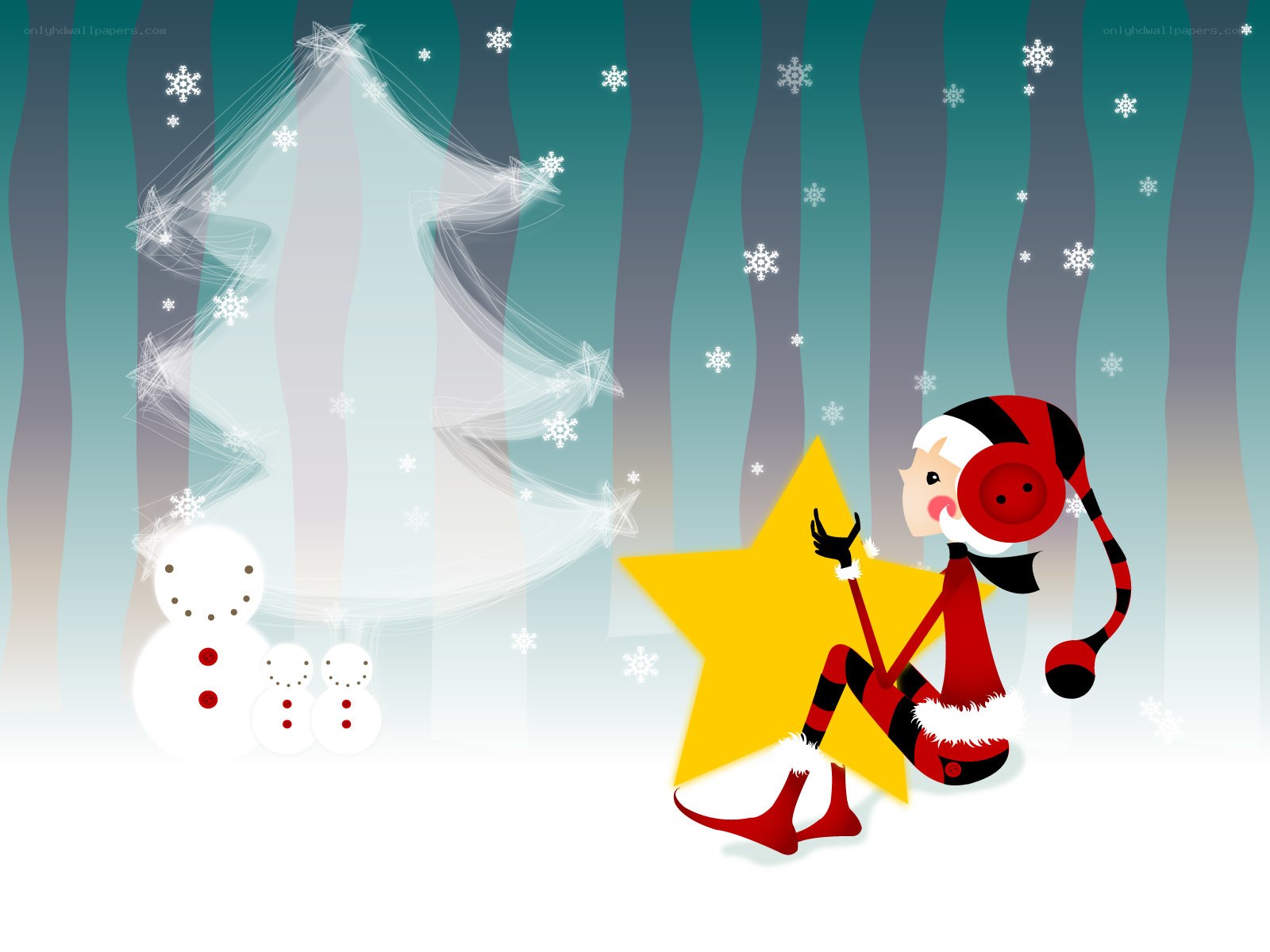 Christmas elf with star