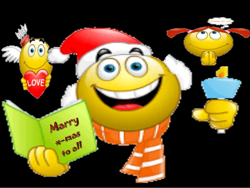 Christmas emoji characters