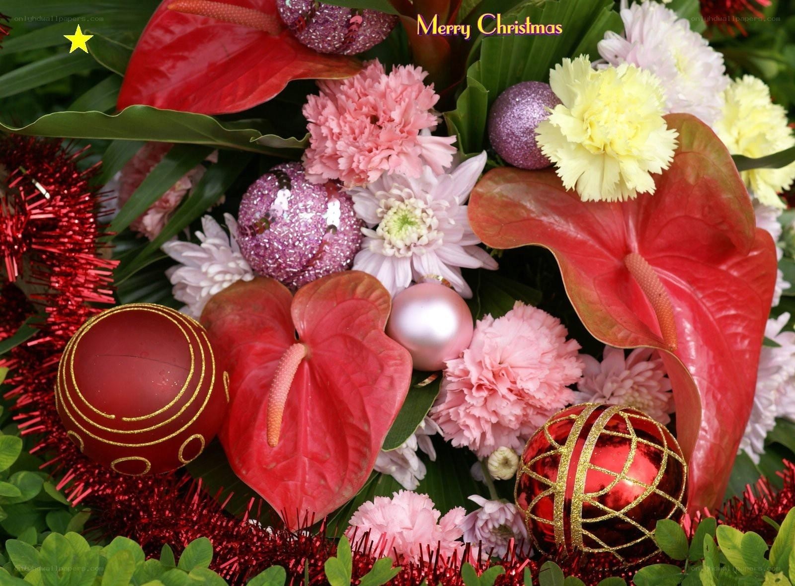 Christmas floral arrangement