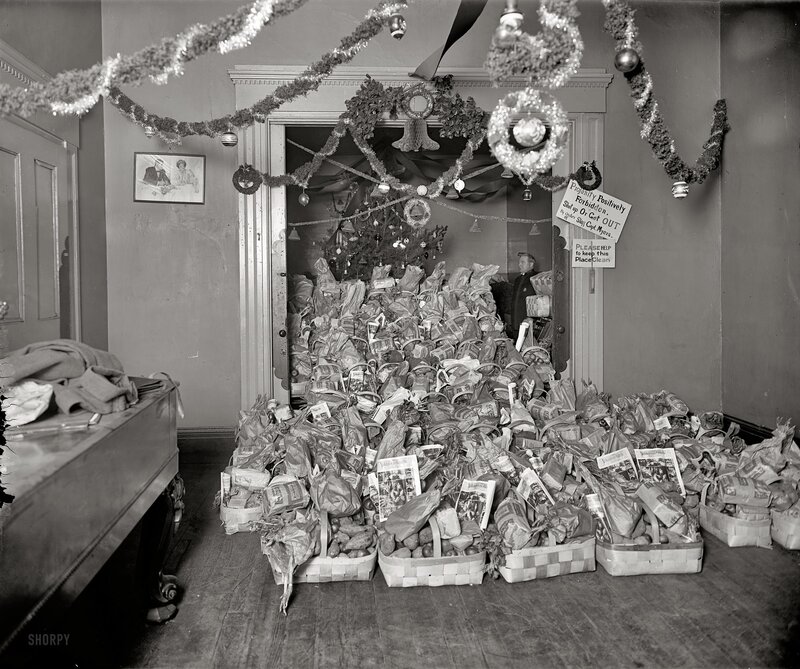 Christmas food donations