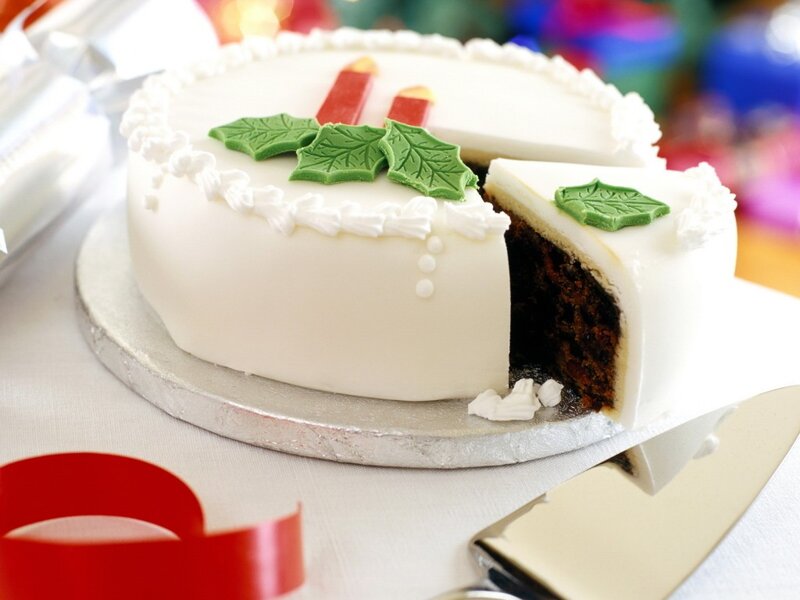 Christmas fruit cake