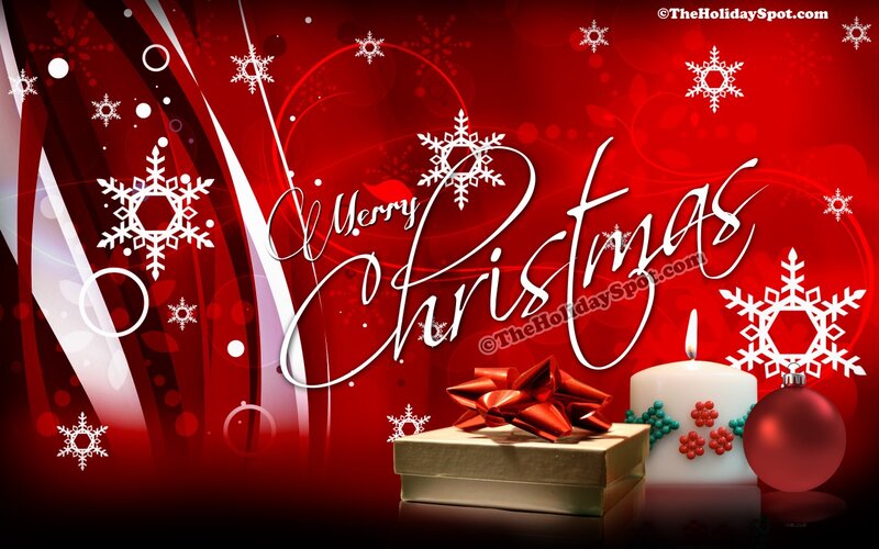 Christmas Gift and Candle