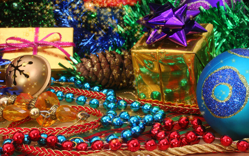 Christmas Gift Arrangement — Gold