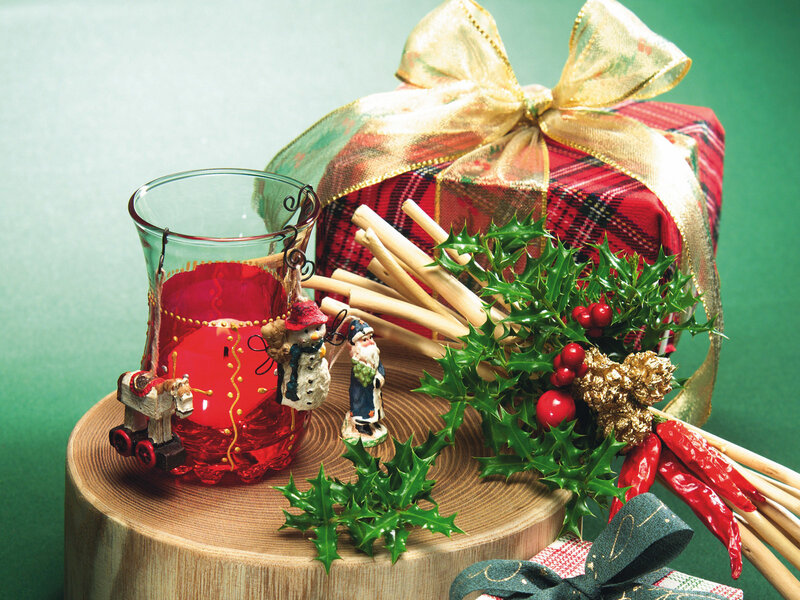 Christmas Gift Arrangement — Green