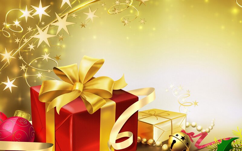 Christmas gift background