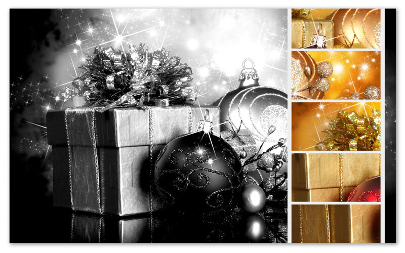 Christmas Gift Box — Black