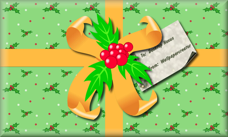 Christmas Gift Box — Green, Festive