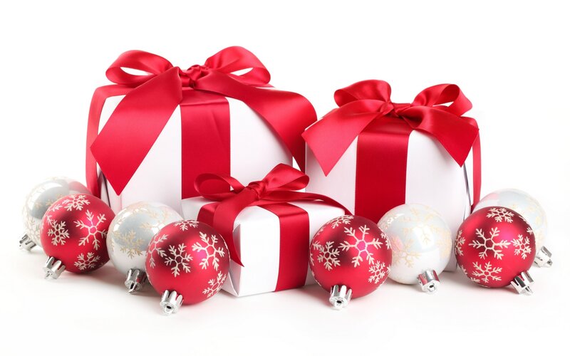 Christmas Gift Boxes and Ornaments