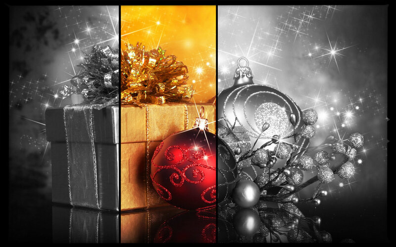 Christmas Gift Boxes — Black